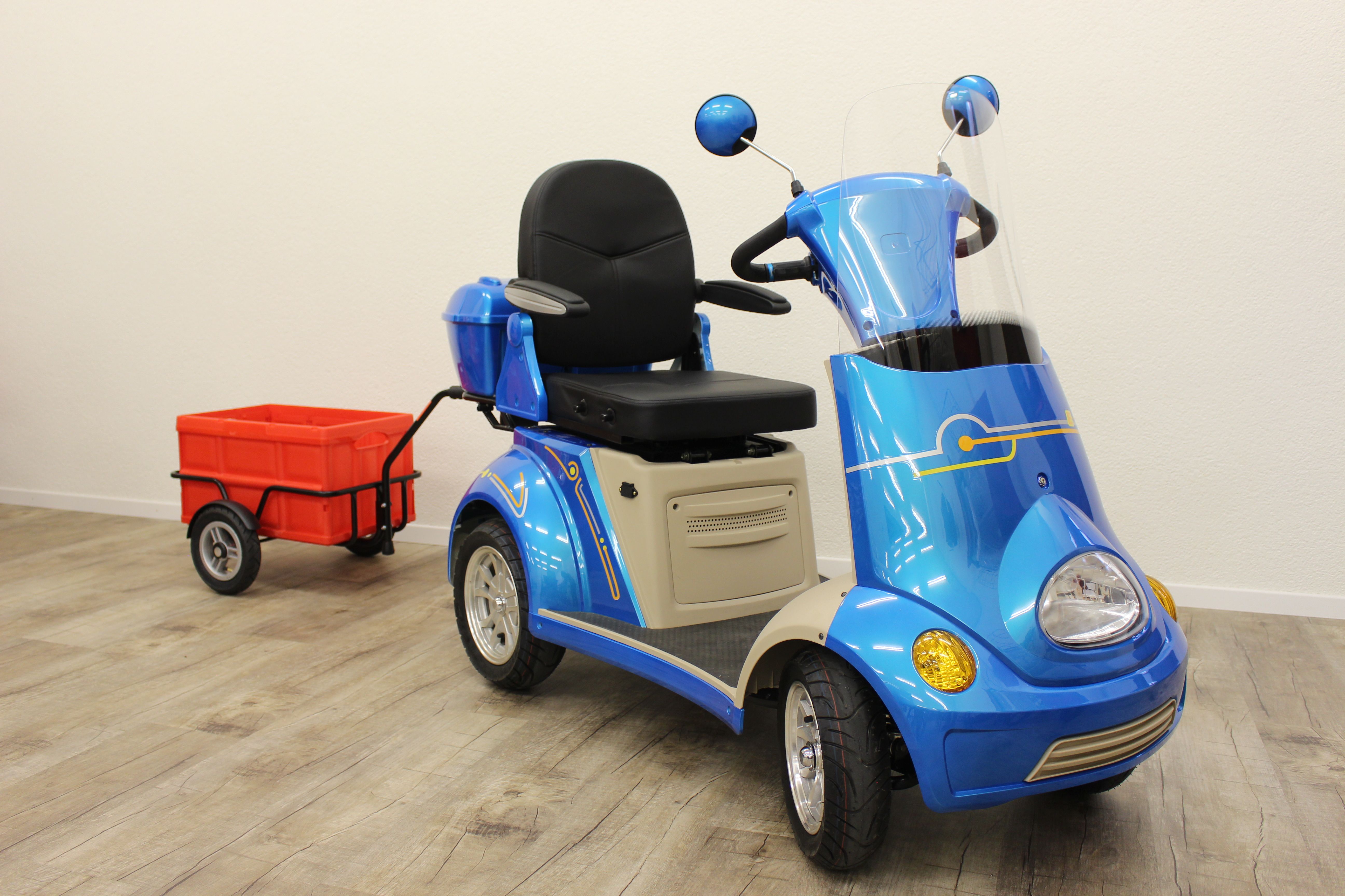 Ein Seniorenmobil mit Wahrenanhänger Unsere Seniorenmobile mit Wahrenanhänger